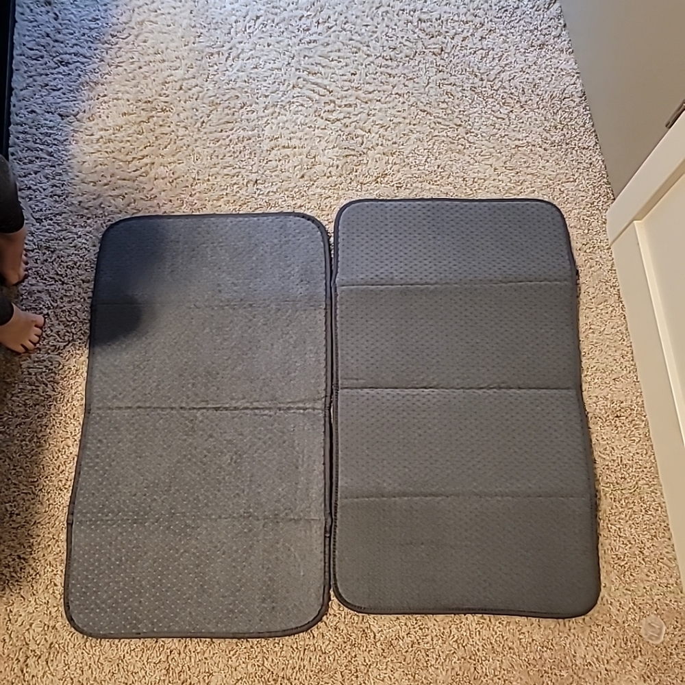 All-Clad Oversized reversible drying mats -Gray 16" x 28" -2 total